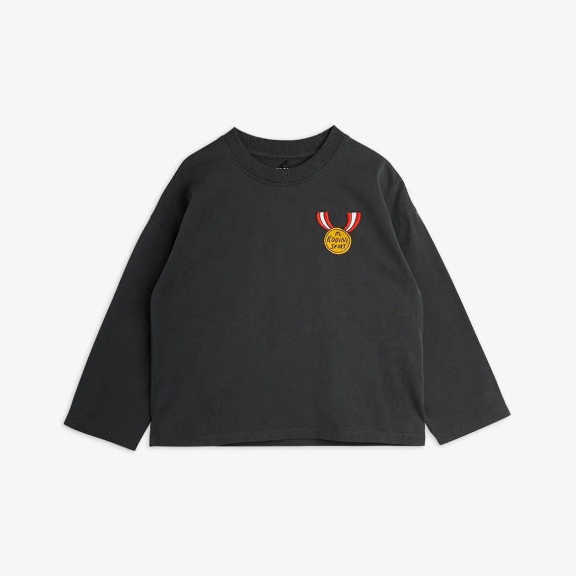 Medal Broderad Långärmad T-Shirt