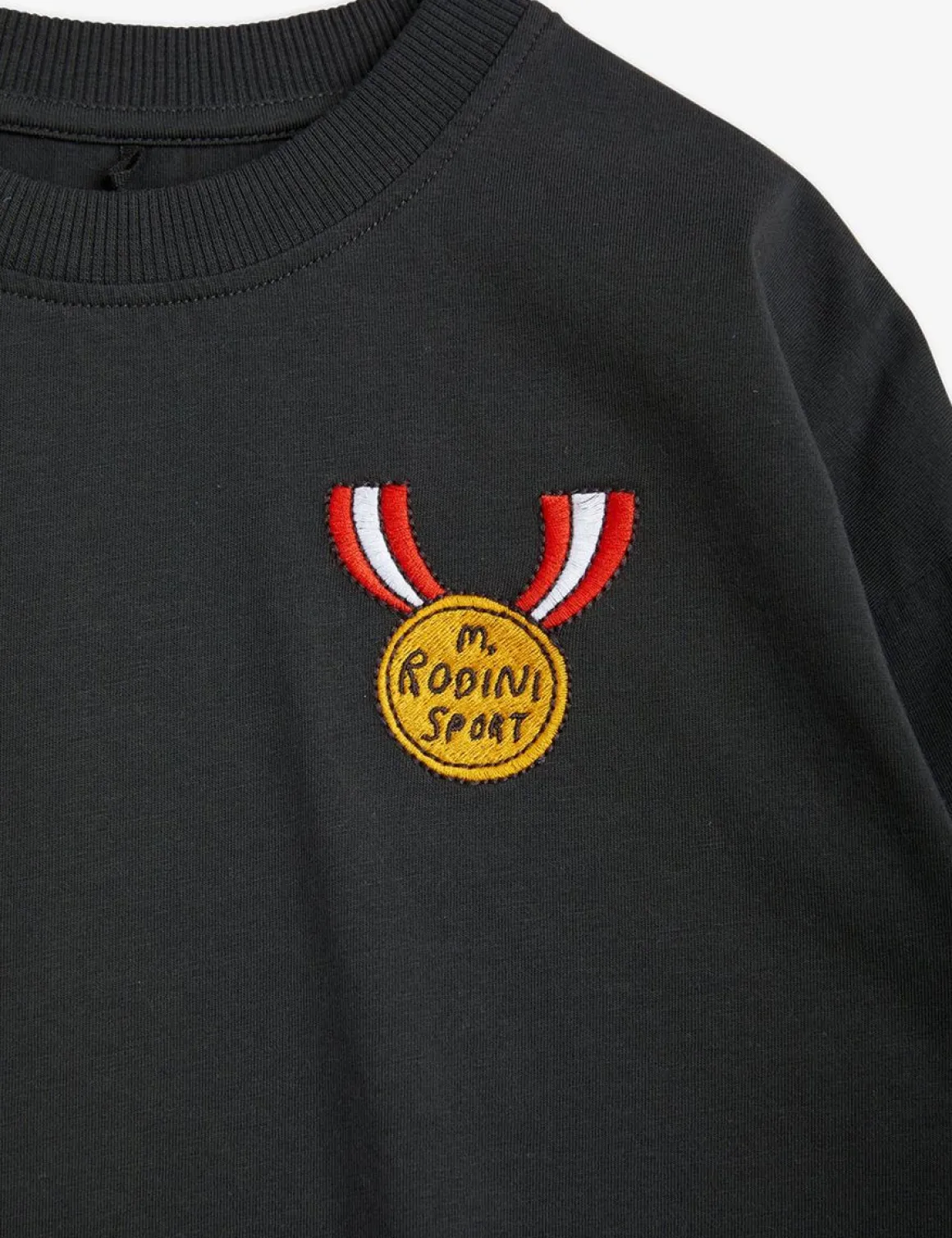 Medal Broderad Långärmad T-Shirt
