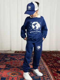 Mini Rodini Society Broderad Sweatshirt