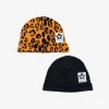 2-pack Basic Leopard Baby Beanie