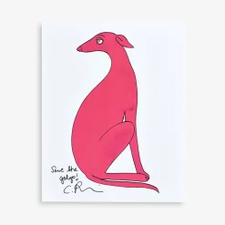 4-pack Wall Art Posters Save the Galgo