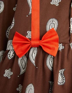 Paisley Vävd Klänning