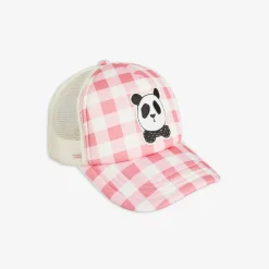Panda Gingham Check Keps