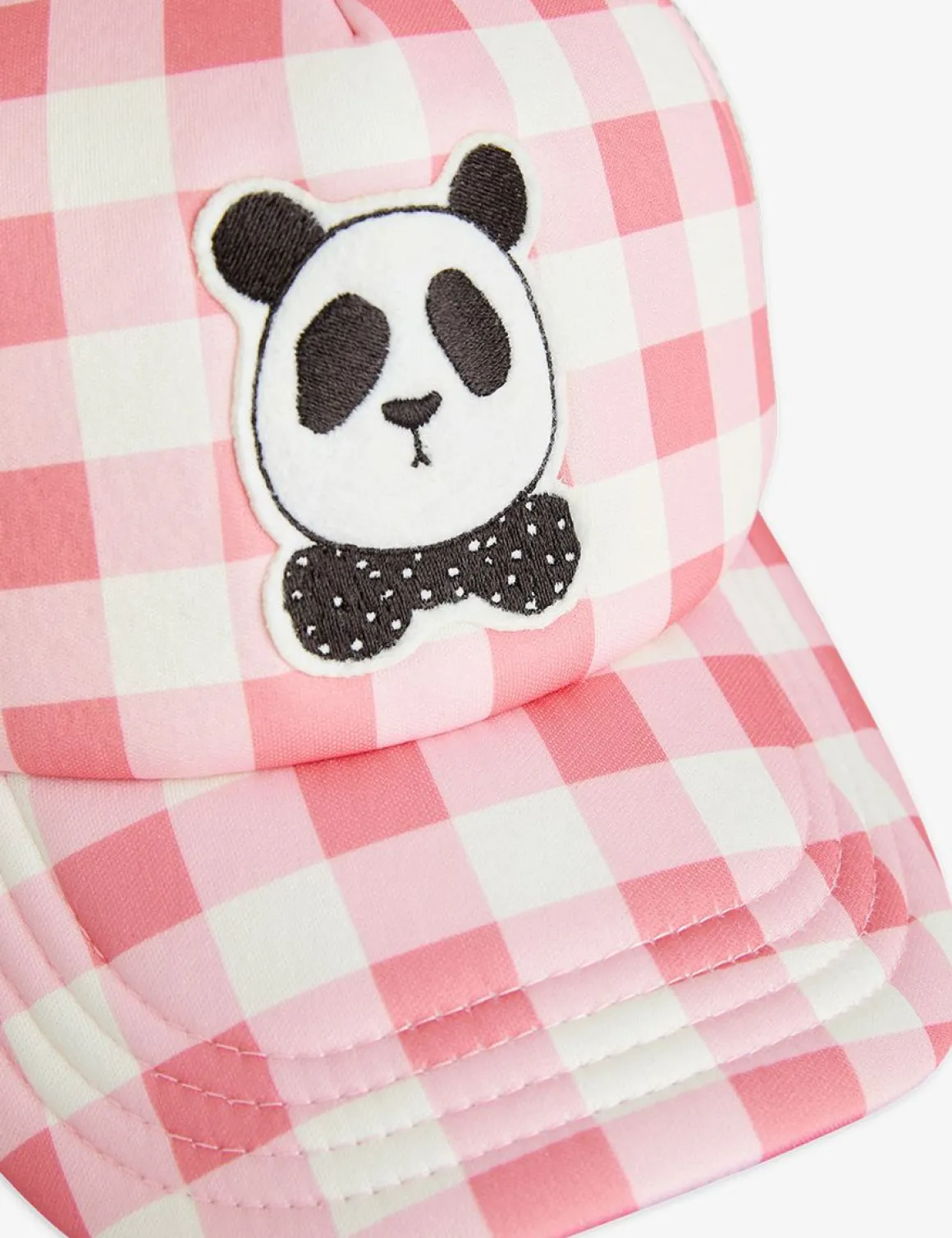 Panda Gingham Check Keps