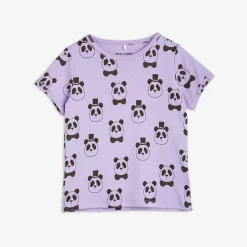 Panda T-shirt Lila