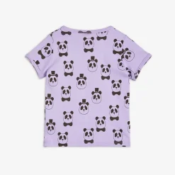 Panda T-shirt Lila