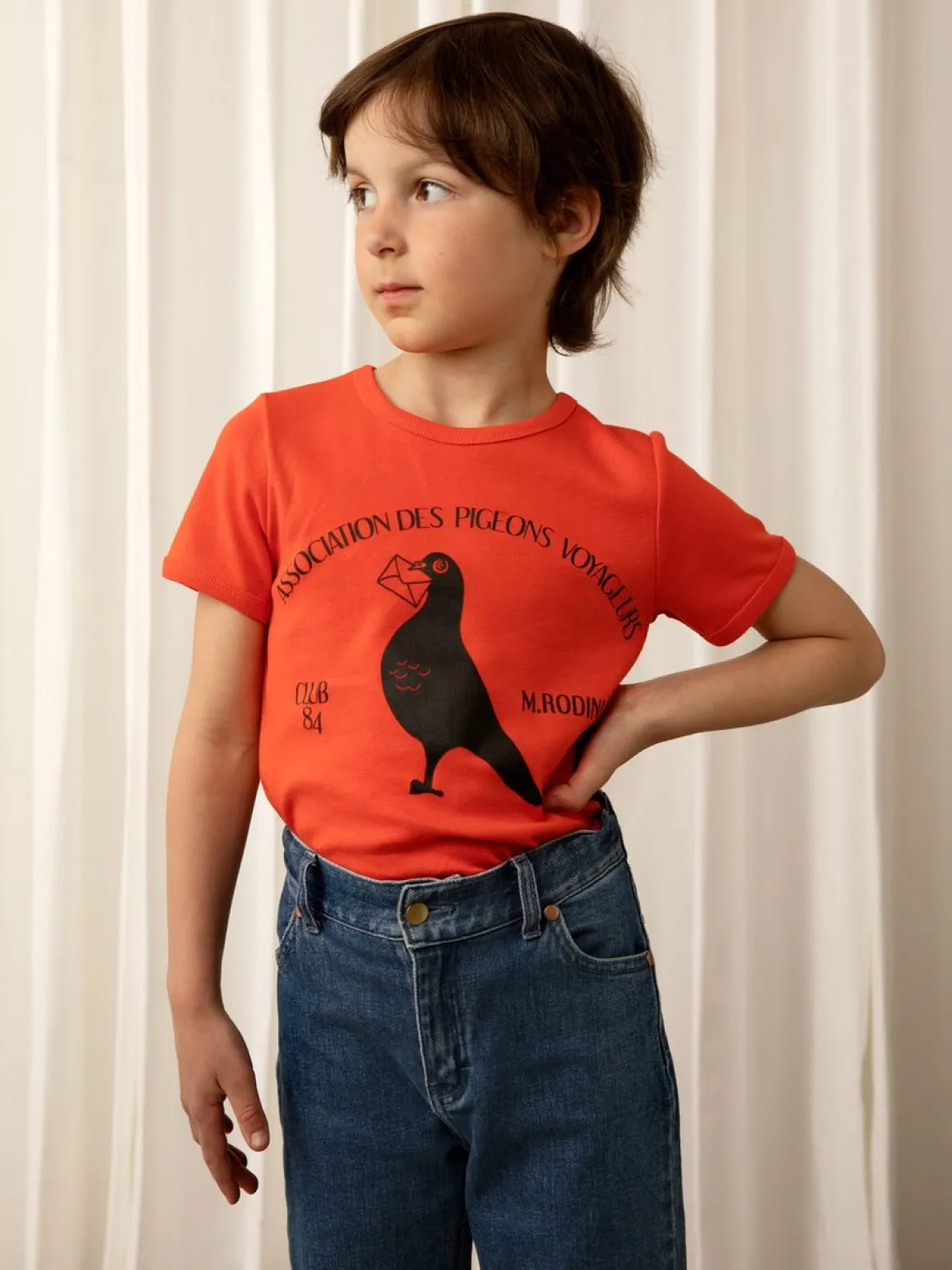 Pigeon T-Shirt Röd