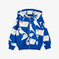 Pigeons Hoodie med Dragkedja