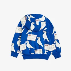 Pigeons Hoodie med Dragkedja