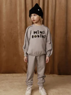 Plain Piping Sweatpants