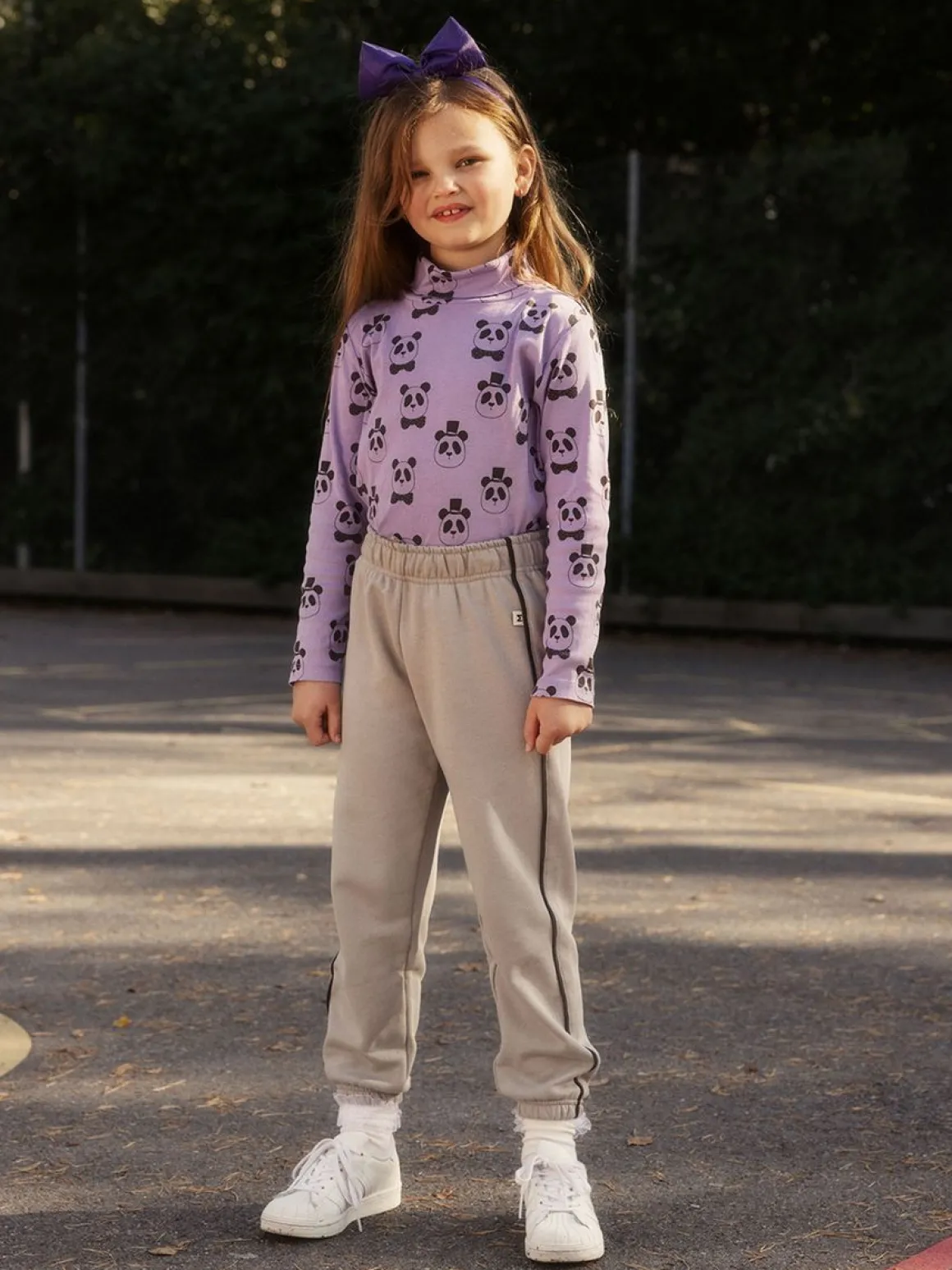 Plain Piping Sweatpants