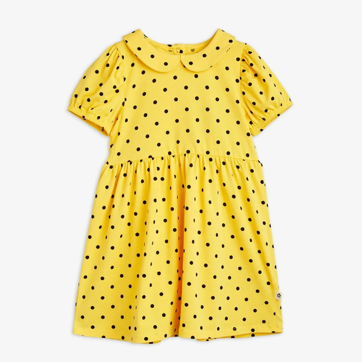 Polka Dot Klänning Gul
