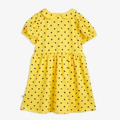 Polka Dot Klänning Gul