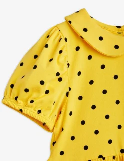 Polka Dot Klänning Gul
