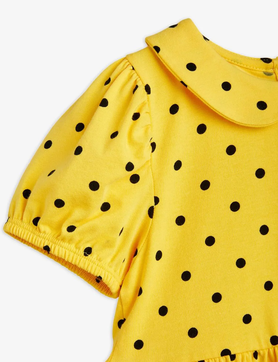 Polka Dot Klänning Gul