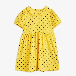Polka Dot Klänning Gul