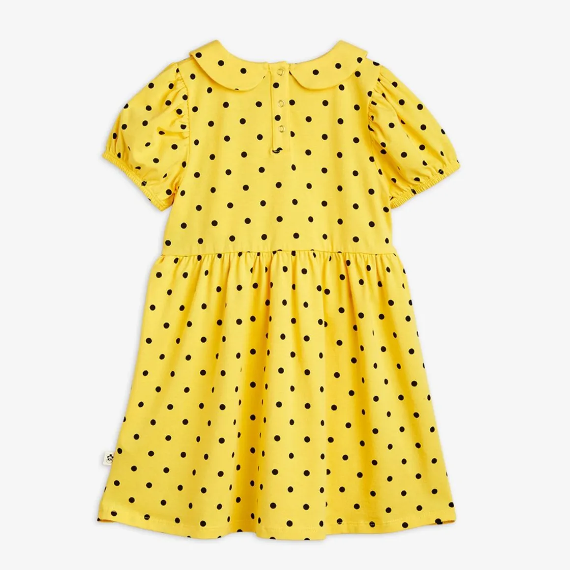 Polka Dot Klänning Gul