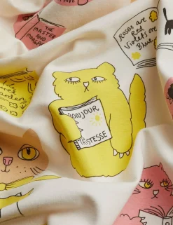 Reading Cats Leggings