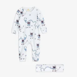 Siamese Cat Jumpsuit och Babyfilt set