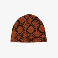 Snakeskin Beanie Brun