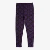 Snakeskin Leggings Lila