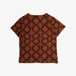 Snakeskin T-shirt Brun