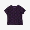 Snakeskin T-shirt Lila