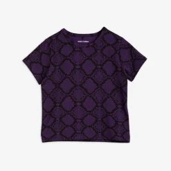 Snakeskin T-shirt Lila
