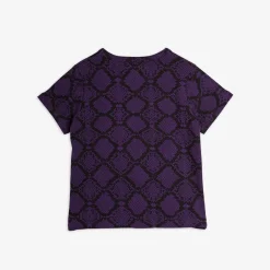 Snakeskin T-shirt Lila