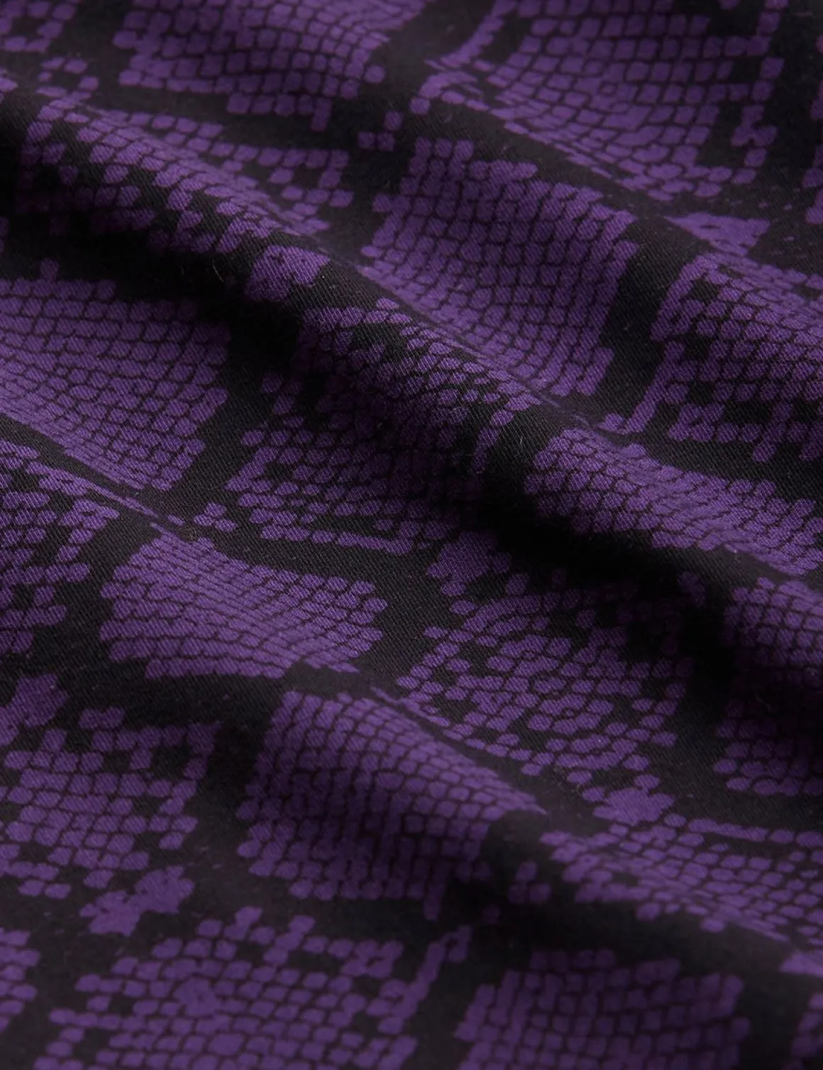 Snakeskin T-shirt Lila