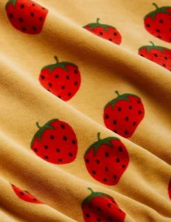 Strawberries Velour Jumpsuit