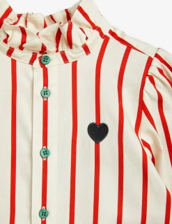 Stripe Blus i Twill