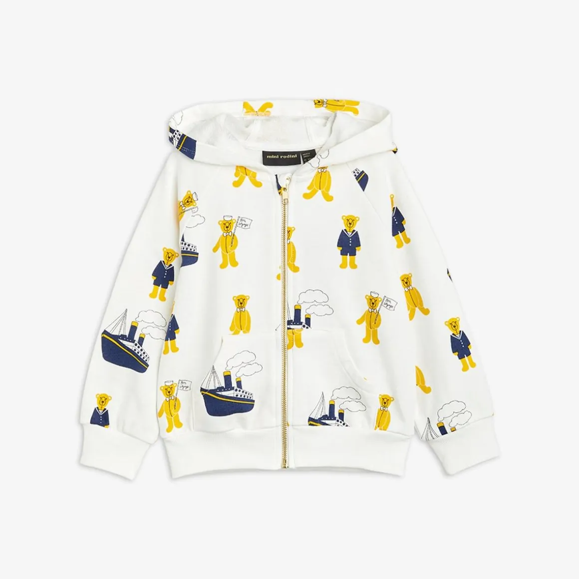 Teddybears Hoodie med Dragkedja