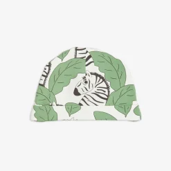 Zebra Baby Beanie Green